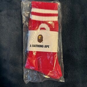 A Bathing Ape (Bape) socks